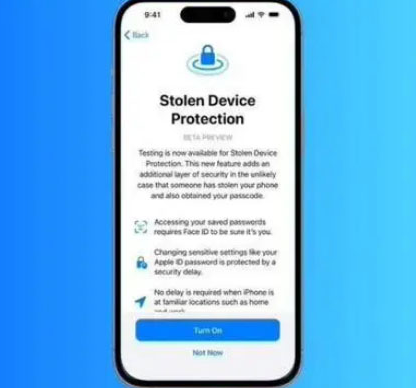 蕉岭苹果授权维修店分享被盗设备保护功能开启方法 