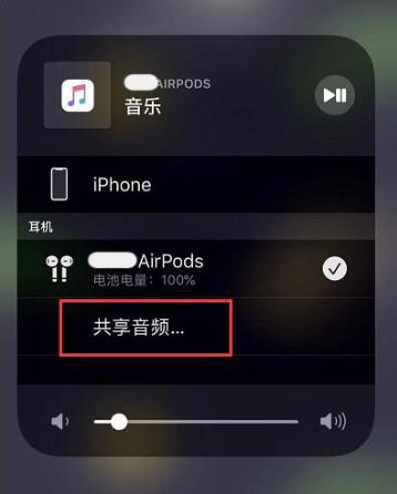 蕉岭苹果14音频维修点分享iPhone14音频共享设置方法 