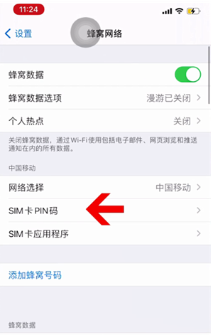 蕉岭苹果14维修网分享如何给iPhone14的SIM卡设置密码 